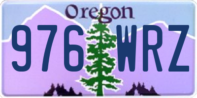 OR license plate 976WRZ