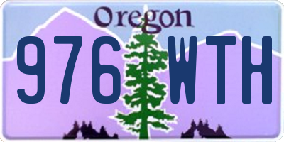 OR license plate 976WTH