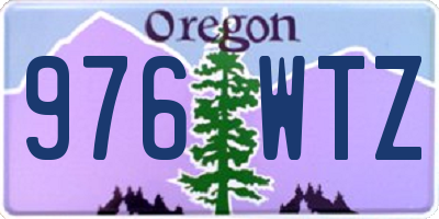 OR license plate 976WTZ