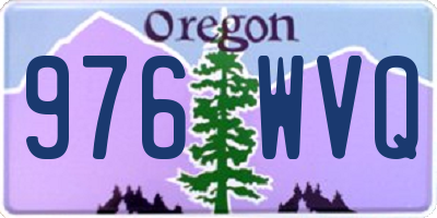 OR license plate 976WVQ