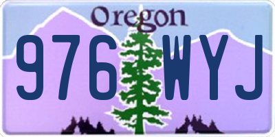 OR license plate 976WYJ