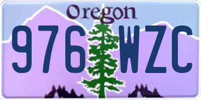 OR license plate 976WZC