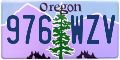 OR license plate 976WZV