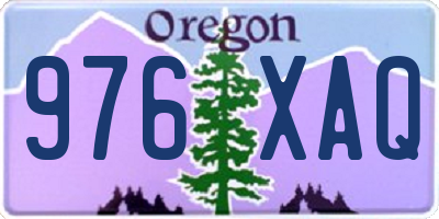 OR license plate 976XAQ