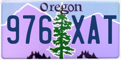 OR license plate 976XAT