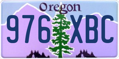 OR license plate 976XBC