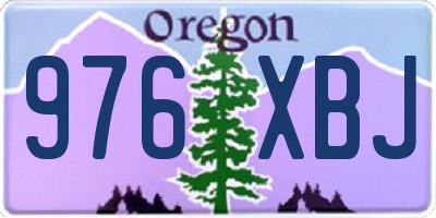 OR license plate 976XBJ