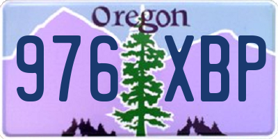 OR license plate 976XBP