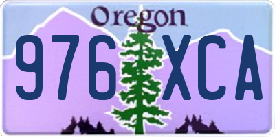 OR license plate 976XCA