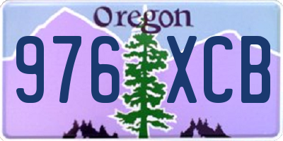 OR license plate 976XCB