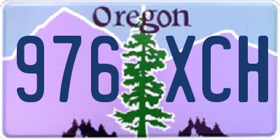 OR license plate 976XCH