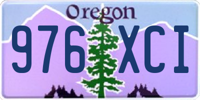 OR license plate 976XCI