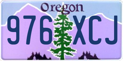 OR license plate 976XCJ