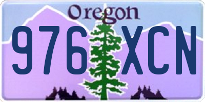 OR license plate 976XCN