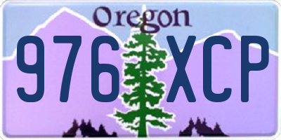 OR license plate 976XCP