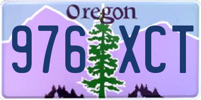 OR license plate 976XCT