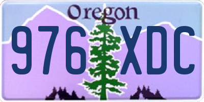OR license plate 976XDC