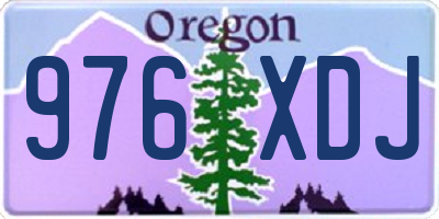 OR license plate 976XDJ