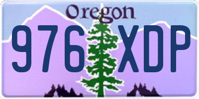 OR license plate 976XDP