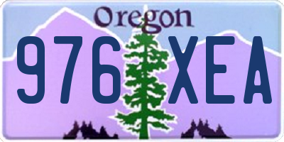 OR license plate 976XEA