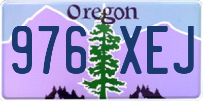 OR license plate 976XEJ