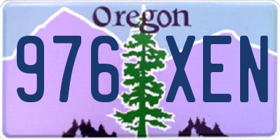 OR license plate 976XEN