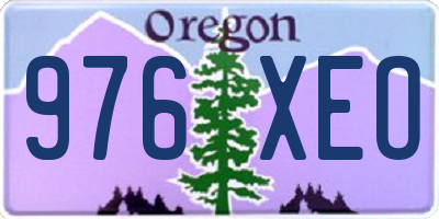 OR license plate 976XEO