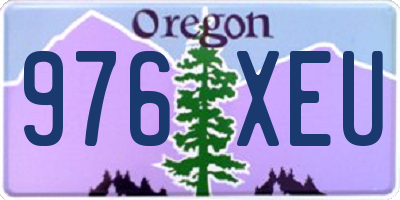 OR license plate 976XEU
