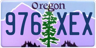 OR license plate 976XEX