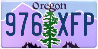 OR license plate 976XFP