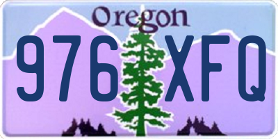 OR license plate 976XFQ
