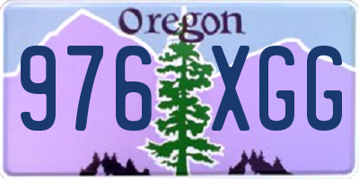 OR license plate 976XGG
