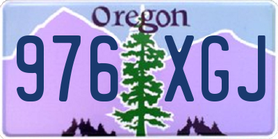 OR license plate 976XGJ