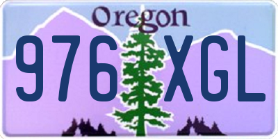 OR license plate 976XGL