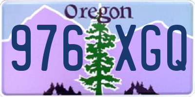 OR license plate 976XGQ