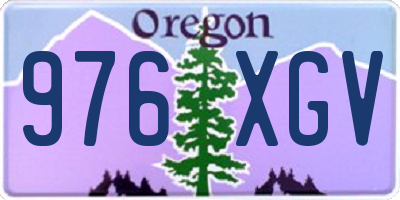 OR license plate 976XGV