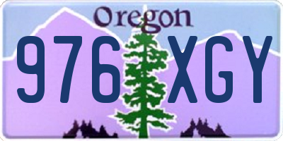 OR license plate 976XGY
