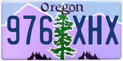 OR license plate 976XHX