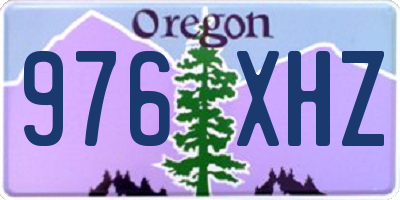 OR license plate 976XHZ