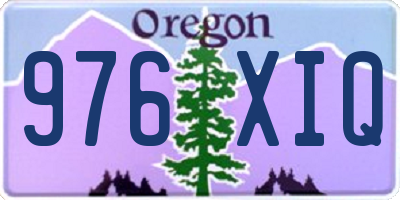 OR license plate 976XIQ
