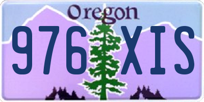 OR license plate 976XIS