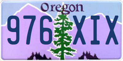 OR license plate 976XIX