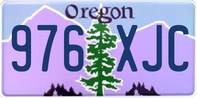 OR license plate 976XJC