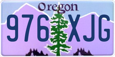 OR license plate 976XJG