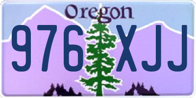 OR license plate 976XJJ