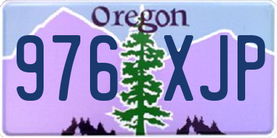 OR license plate 976XJP