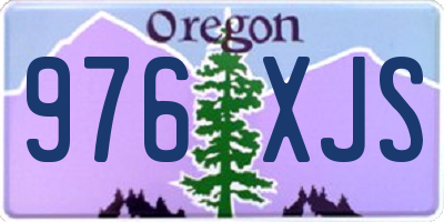 OR license plate 976XJS