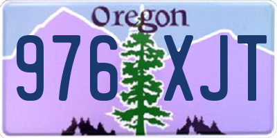 OR license plate 976XJT