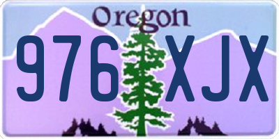 OR license plate 976XJX