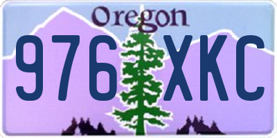 OR license plate 976XKC